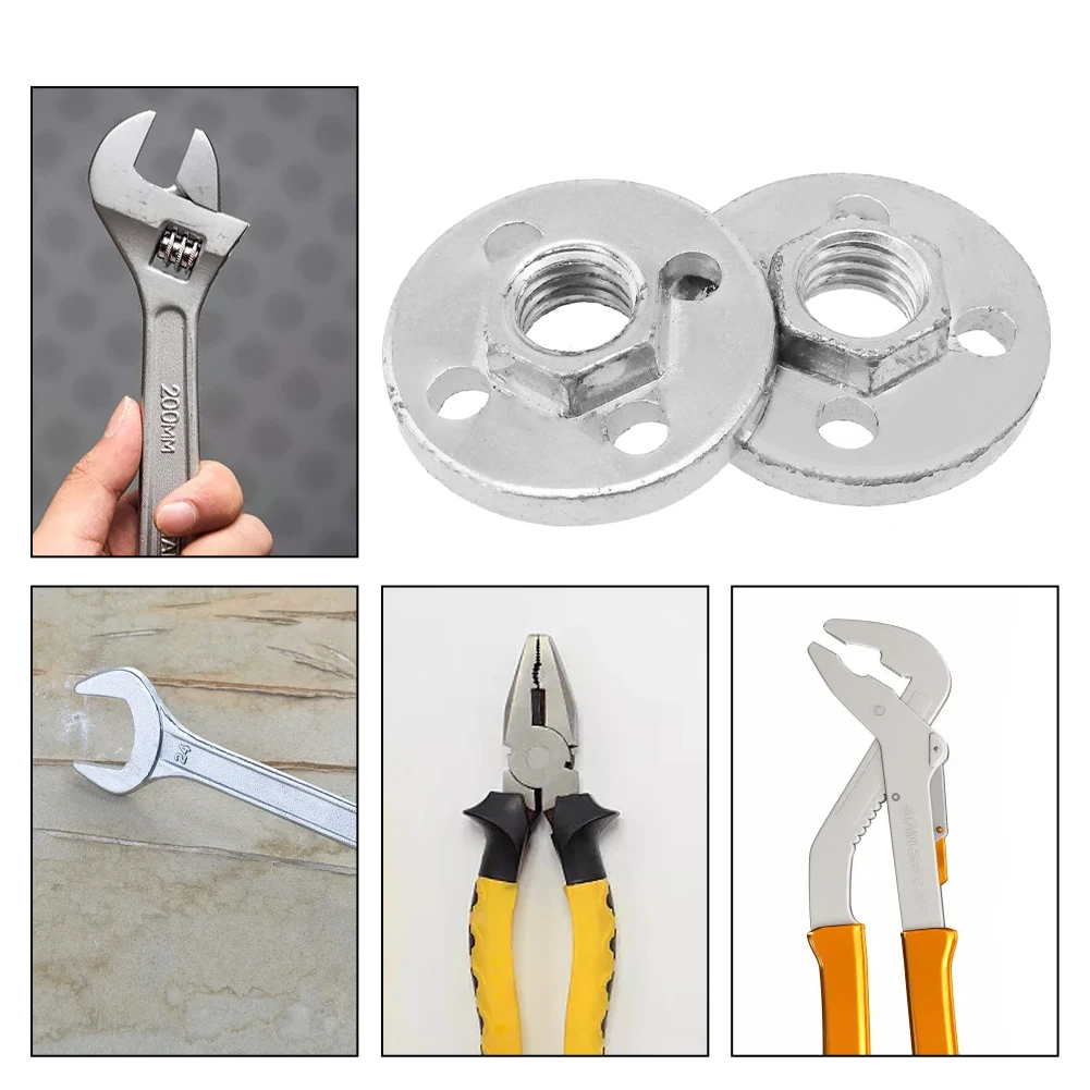 

Pressure Plate Stable Installation Pressure Plate Cover Hexagon Nut Fitting Tool for Type 100 Angle Grinder (2pcs)