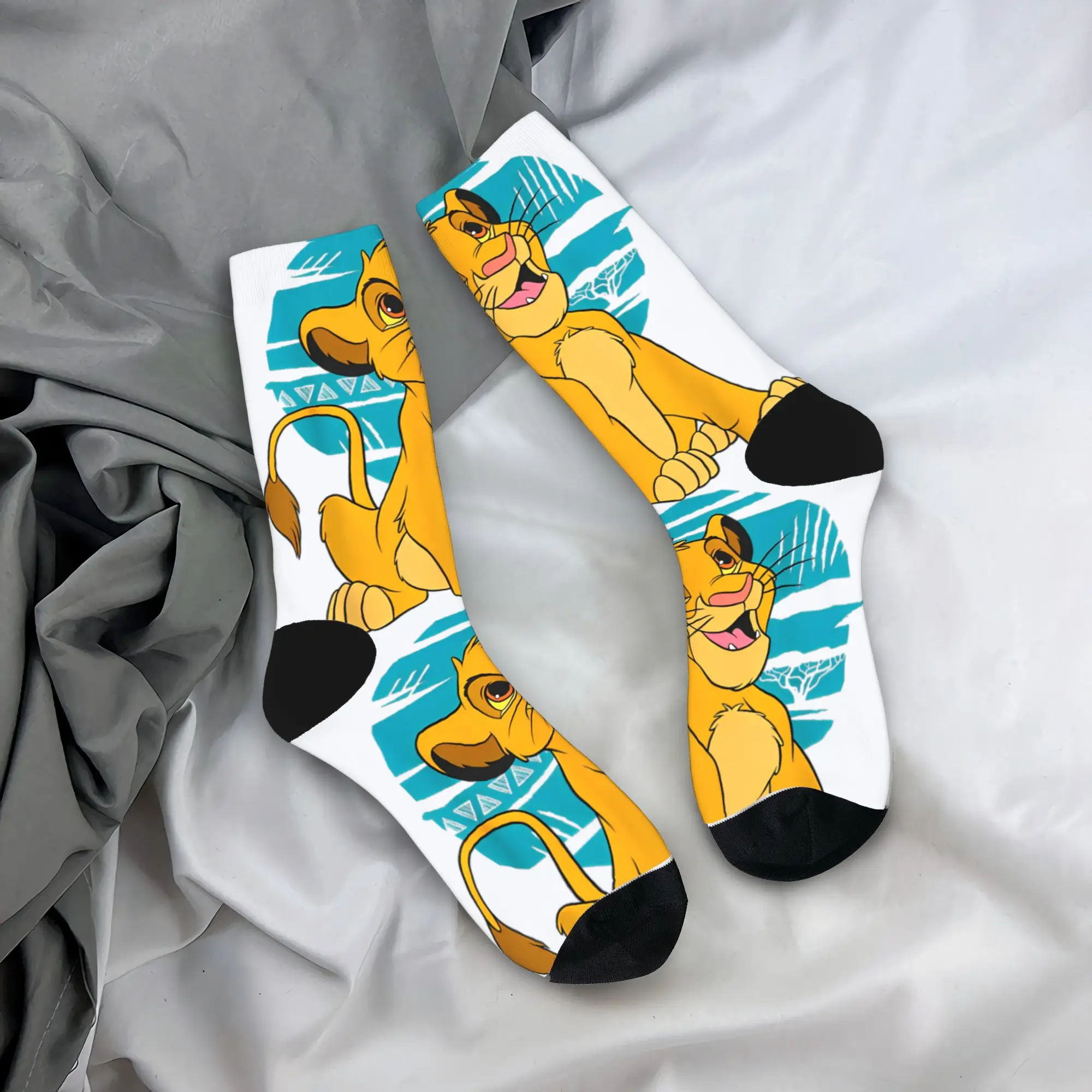 Lion King Inspired Rafiki Meditation Non-Slip Funny Socks - Soft & Breathable