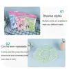 1pcs Thickened Waterproof Shower Cap Women Plastic Dot Print Bath Hat Disposable Shower Colorful Cap For Hair Salon 5