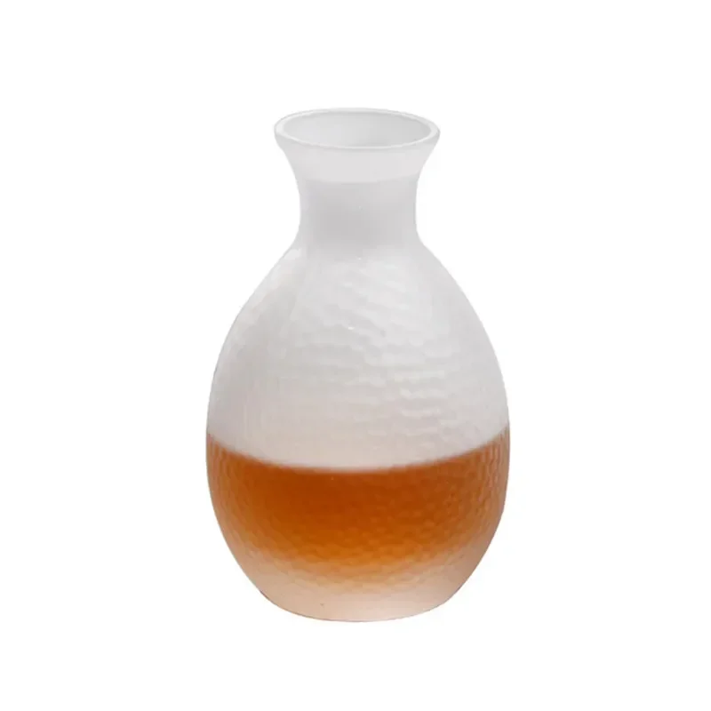 Japanese Sake Pot Set Golden Edge Glass Sake Bottle Set Rice Wine Vodka Wine Cup Flasks Liquor Glasses Barware Wedding Gifts
