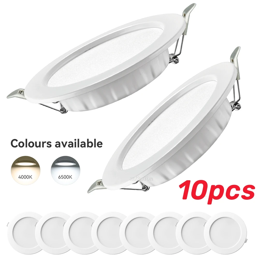 

LED Downlight Recessed Indoor LED Panel Light 5W-20W AC220V LED Spot Lamp For Living Room Foyer Bar Kitchen Room Decor Lighting