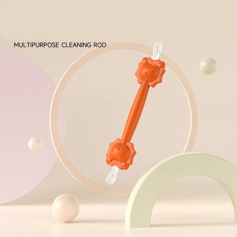 Ear Wax Pickers Baby Cleaner Spoon Double-headed Soft Wax Curette Nose Cleaner Silicone