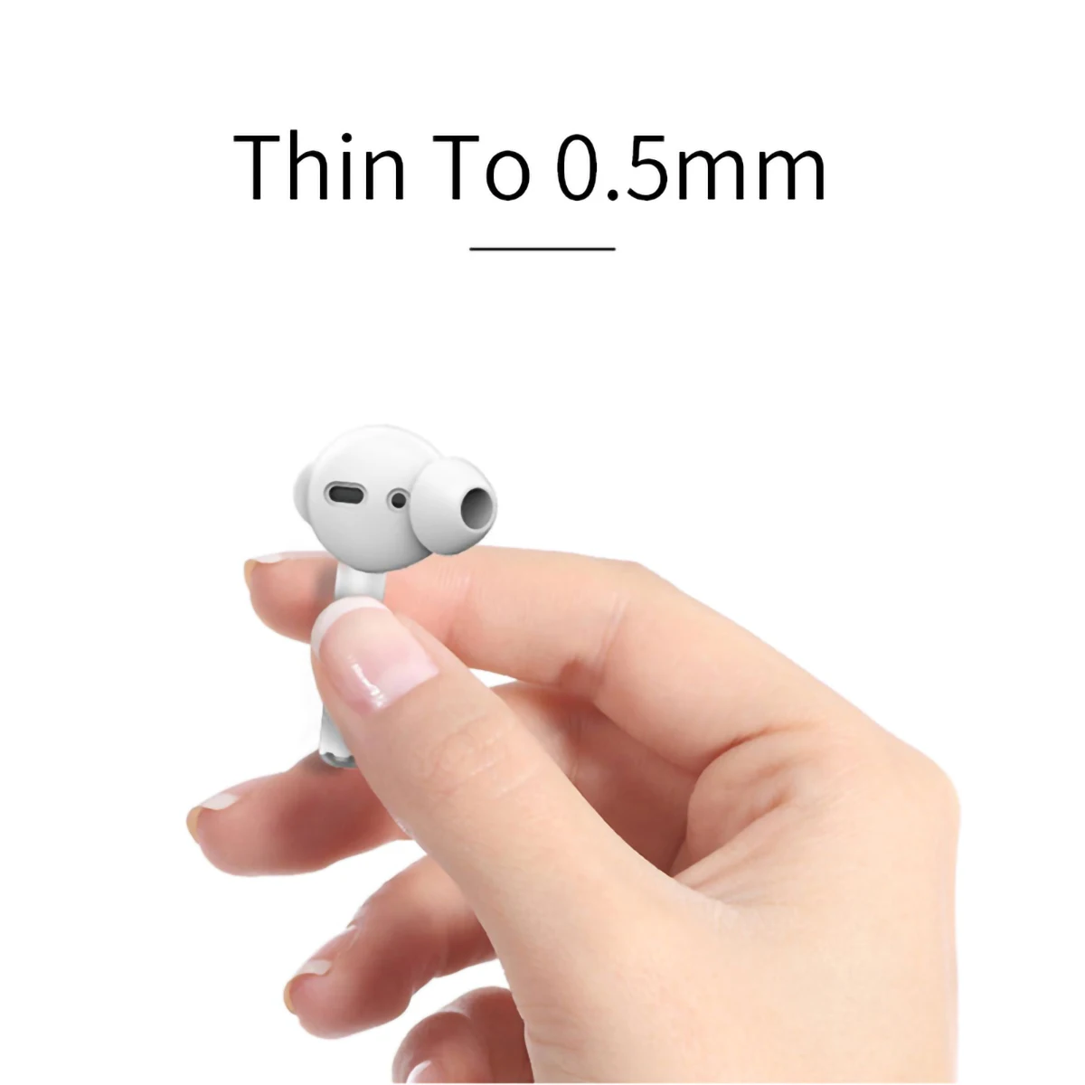 Anti-drop Silicone Ear Tips for JBL T225TWS Earbuds Eartips for FreeBuds 3 4 4E TWS Sports Tips for Apple Airpods 1/2