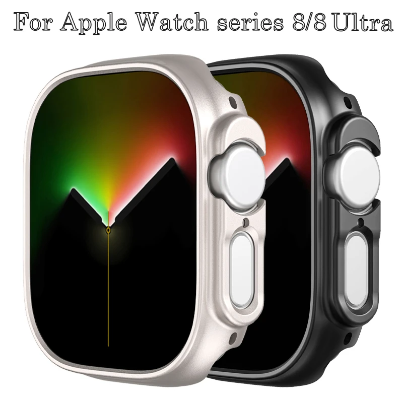 Case For Apple Watch Band Ultra 49mm Hard Pc Protective Cover Hollow
