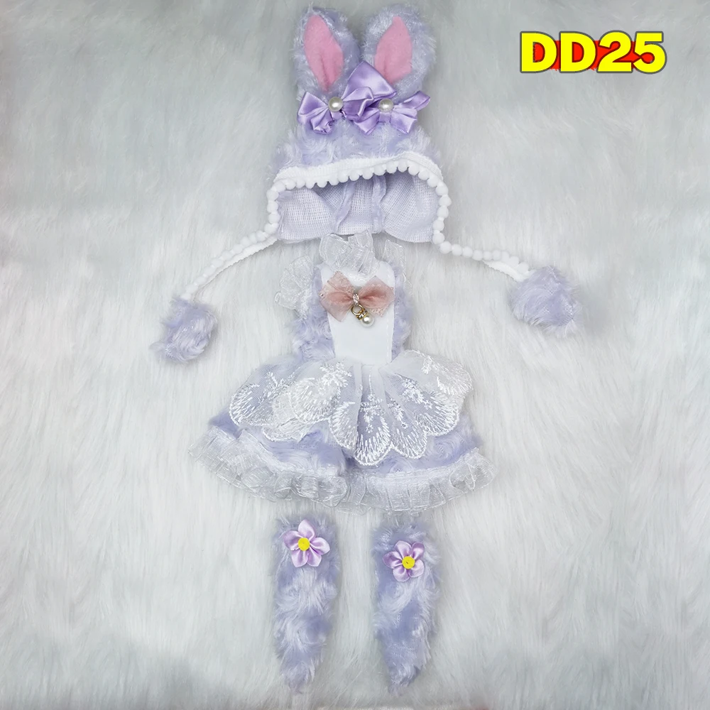 Puppenkleidung 30 cm BJD Kleid 1/6 Gelenkpuppen Zubehör OB24 Kleidung Winter Socken und modische süße Mütze – Detail 28