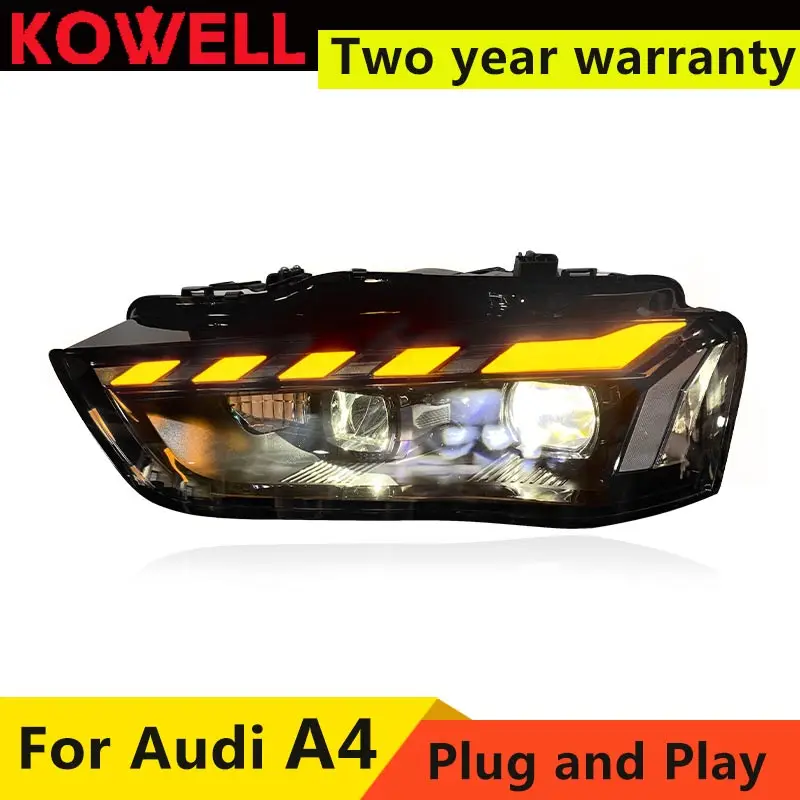 

Head Lamps For Audi A4L A4 B9 Full Led Headlights 2013 2014 2015 2016 A4 RS4 LED Projector Lens DRL Dynamic Turn Signal Assembly