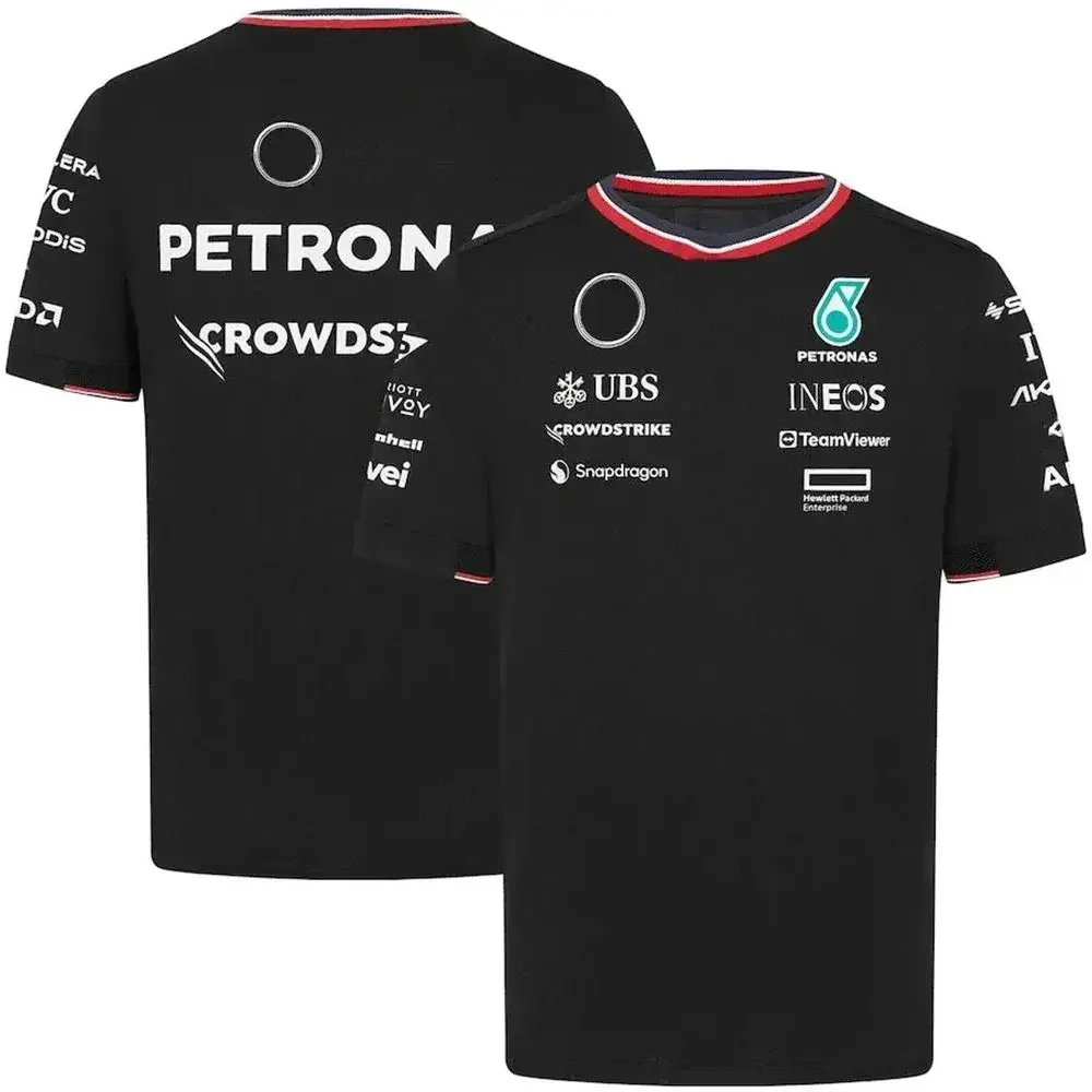 thumbnail image 1 of Camisetas de carreras de F1 para hombre y mujer, maillot de ciclismo de manga corta transpirable, equipo Petronas Co., moda urbana, verano, superventas, 1 of 4