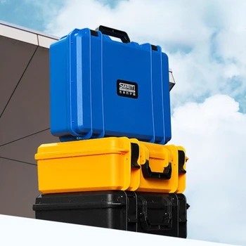 Cassetta degli attrezzi per meccanica automatica Organizzatore Hardware di archiviazione Cassetta degli attrezzi in plastica professionale Cassetta degli attrezzi di sicurezza per strumenti protettivi rigidi