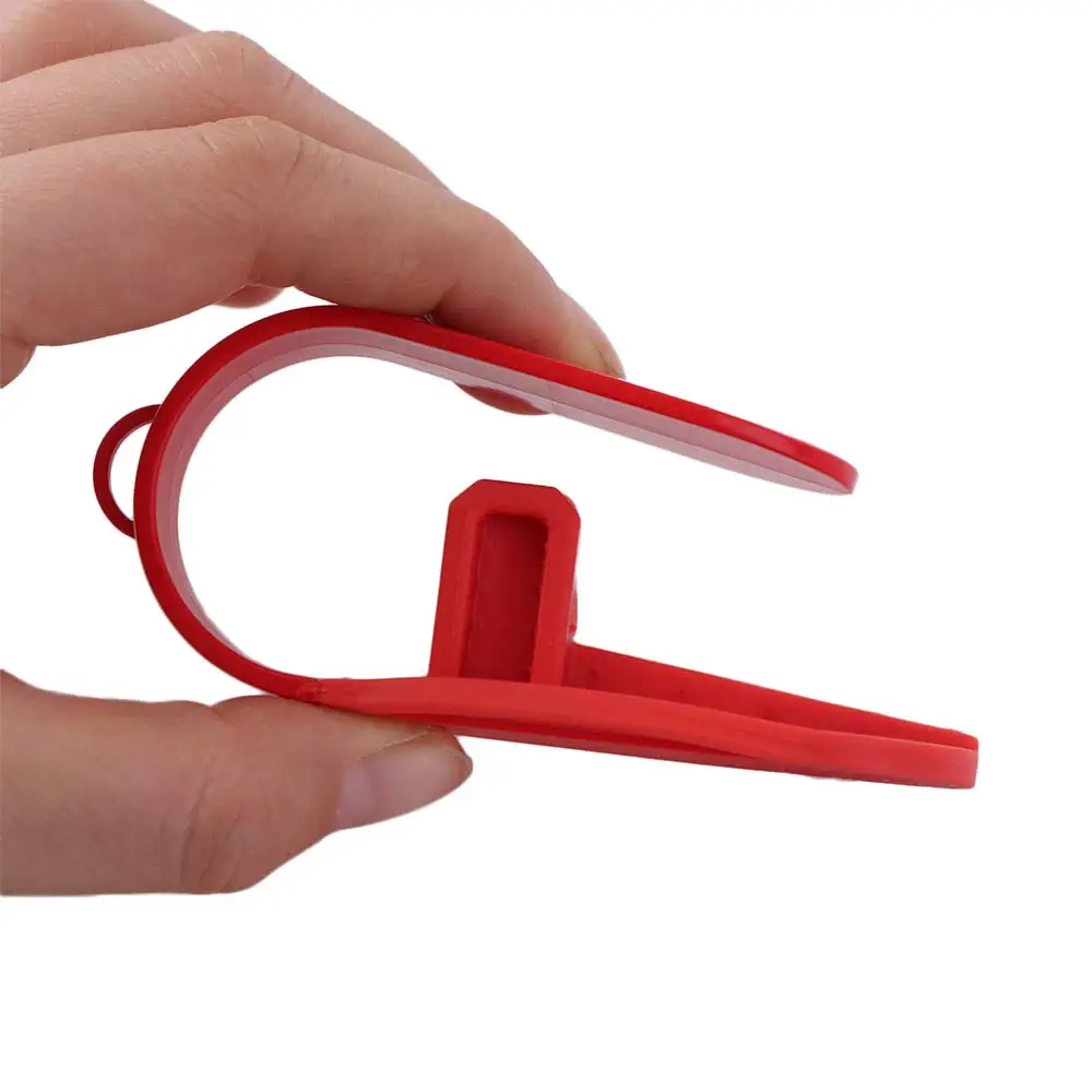 디바이스 잠금 해제 어린이용 시트 버클 해제 도구 손톱 부상 방지 자동차 액세서리 안전 시트 잠금 해제 범용 레드