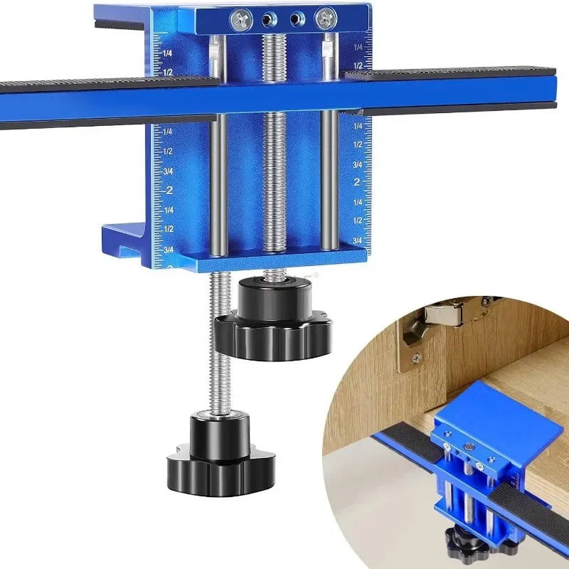 

New Woodworking Storage Cabinet Door Installation Fixture Alloy Punching Fixing Clip Cabinet Right Angle Clamp Manual Tools DIY