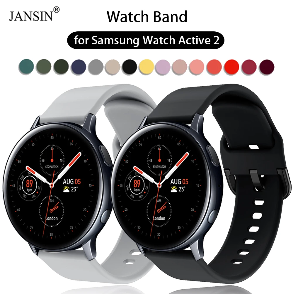 Cinturino In Silicone Per Samsung Galaxy Watch Active 2 40Mm 44Mm Cinturino Sportivo Per Samsung Active 2 Accessori Per Cinturino Con Cinturino