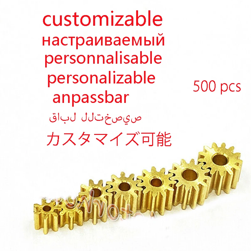 Motor Gear 0.3M Modulus Brass Metal Copper Gear 8/9/10/11/12/13/14/15/16/18 Teeth Toy Car Motor Transmission Gear Fit 1mm 1.5mm 2mm Shaft motor gear transmission gear