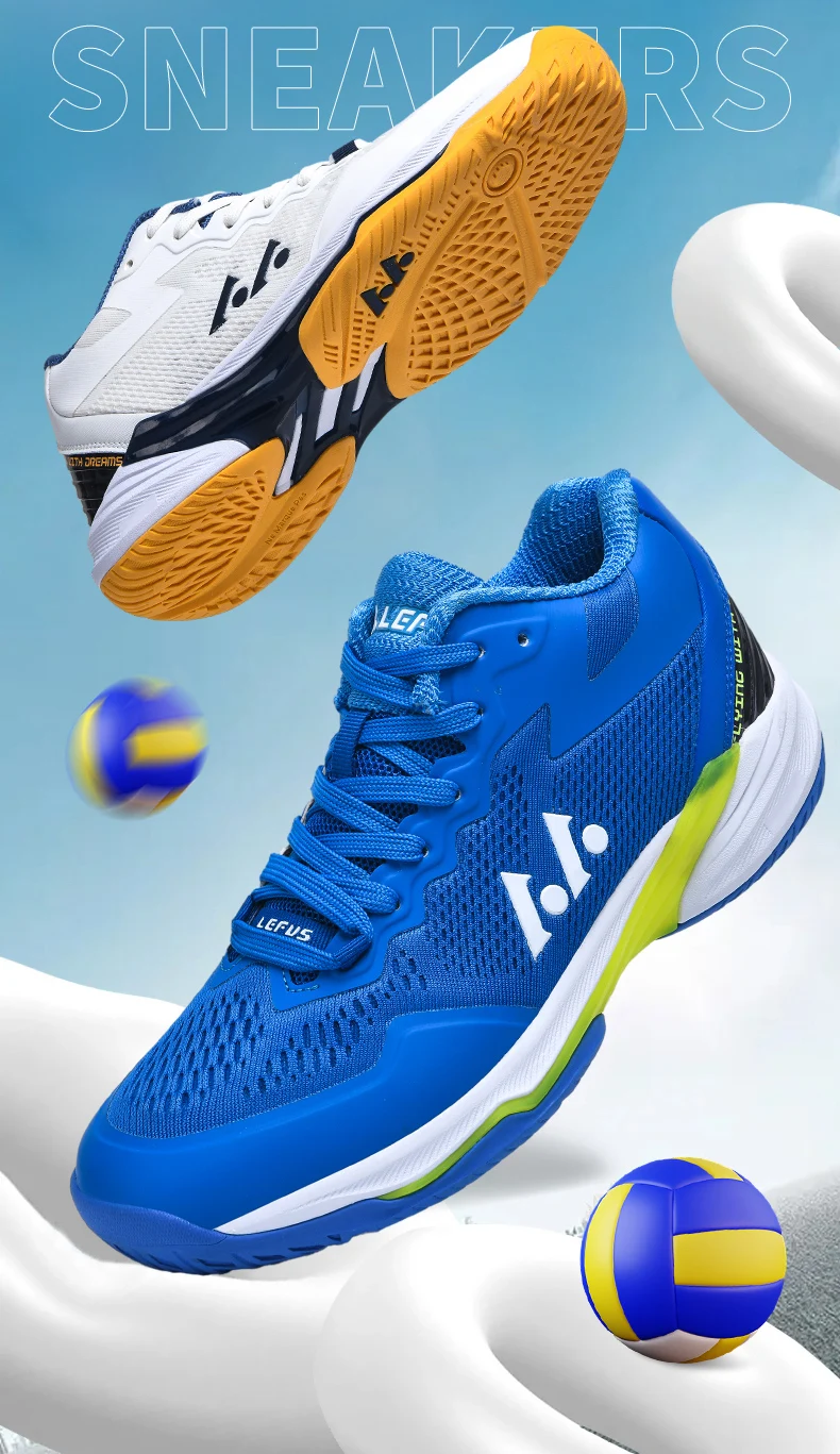 Description Picture 5 of itemProfessional Volleyball Shoes for Men and Women Indoor Fitness Badminton Shoes for Men's Training Tennis Table Tennis Shoes 2024
