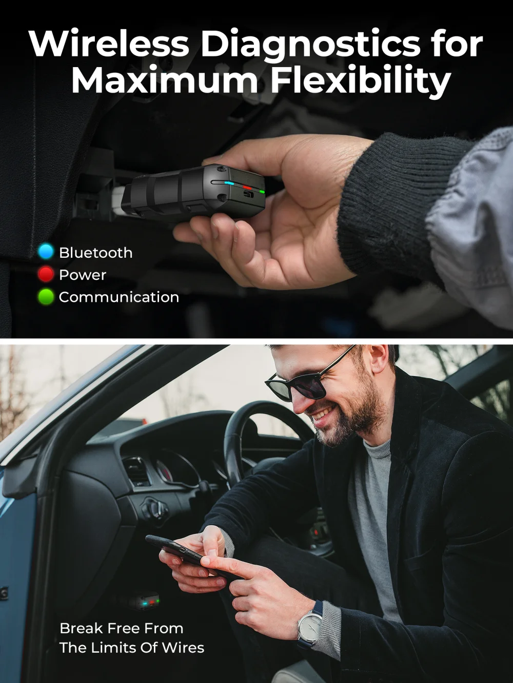 TOPDON TopScan Lite Scanner Smart Diagnostic Tool DTC Repair Guide Bluetooth OBD2 code reader Full System Active Test - 4