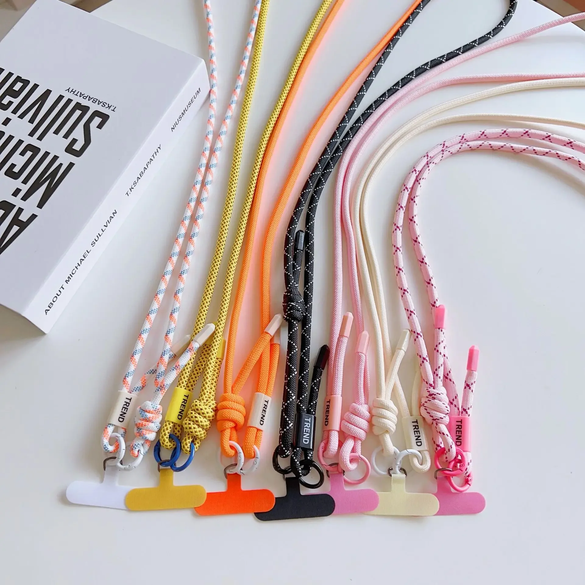 Adjustable Dual-Sided Phone Lanyard with Durable Braided Anti-Lost Strap