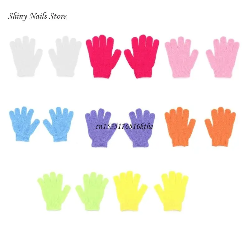 

Mitt Shower Scrub Gloves Massage For Body Scrub Sponge Wash Skin Moisturizing Dropship