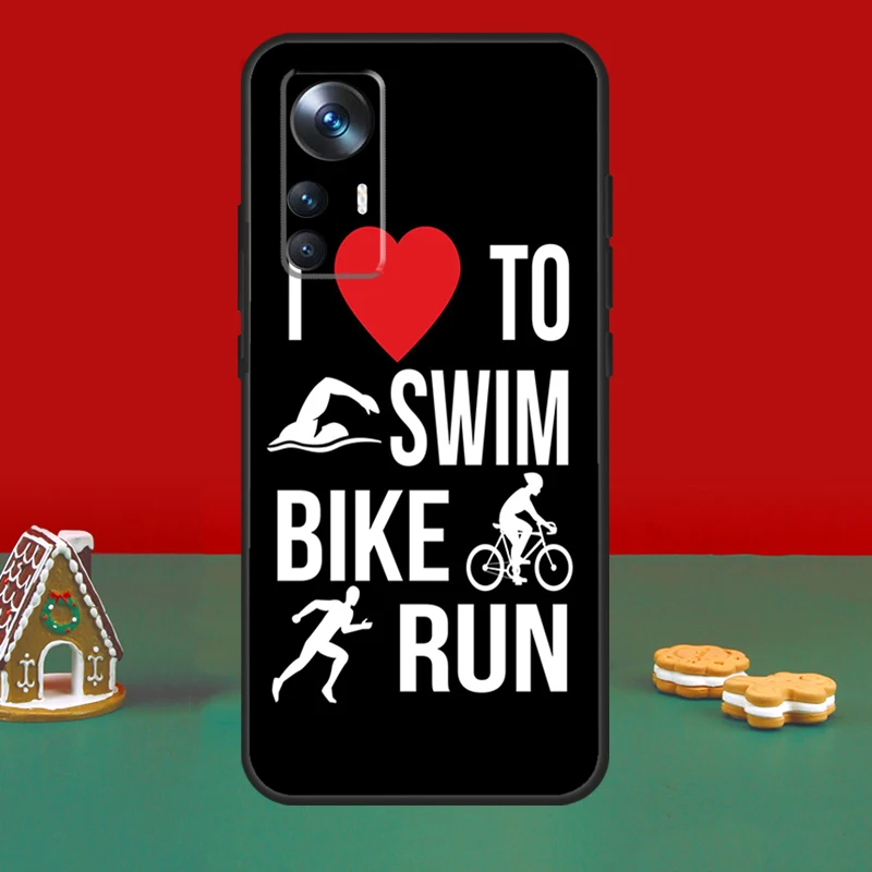 Durable Swim Bike Run Triathlon Phone Case - Shockproof and Stylish Cover