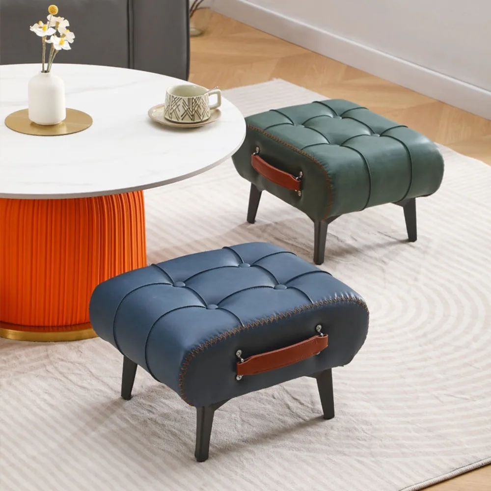 Description Picture 6 of itemNew Soft Leather Handle with Screw PU Durable Cabinet Pulls Portable Sofa Classic Stool Pull Handle