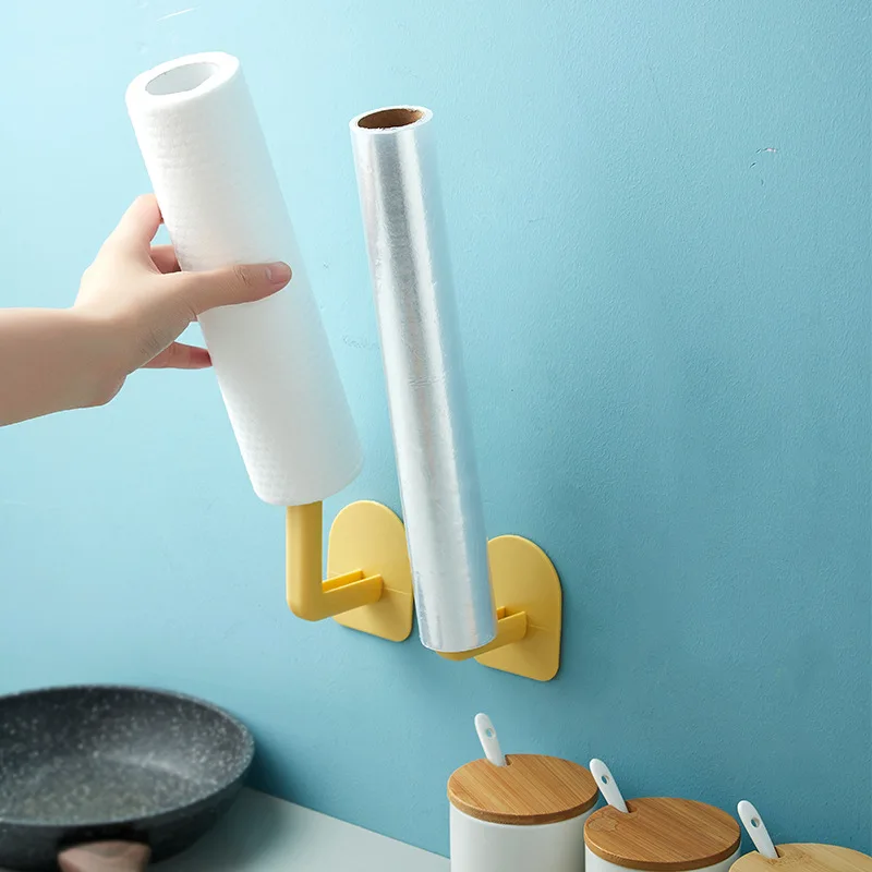 

Plastic strong hook free punch no trace nail hat storage clothes hook school bag entrance kitchen hook pot lid holder wall hooks