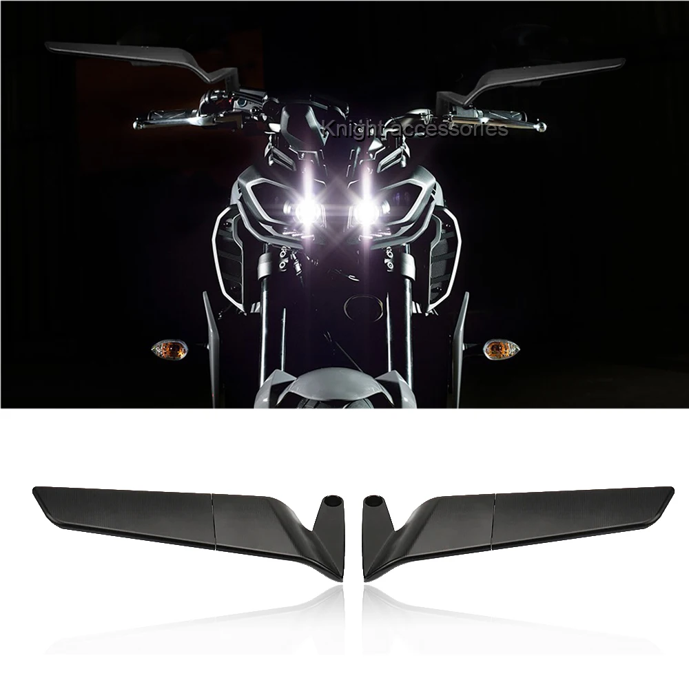 

New Motorcycle Accessories Side-Mirror For Yamaha MT10 MT09 MT07 MT125 Wind Wing Side Rearview Reversing Mirror