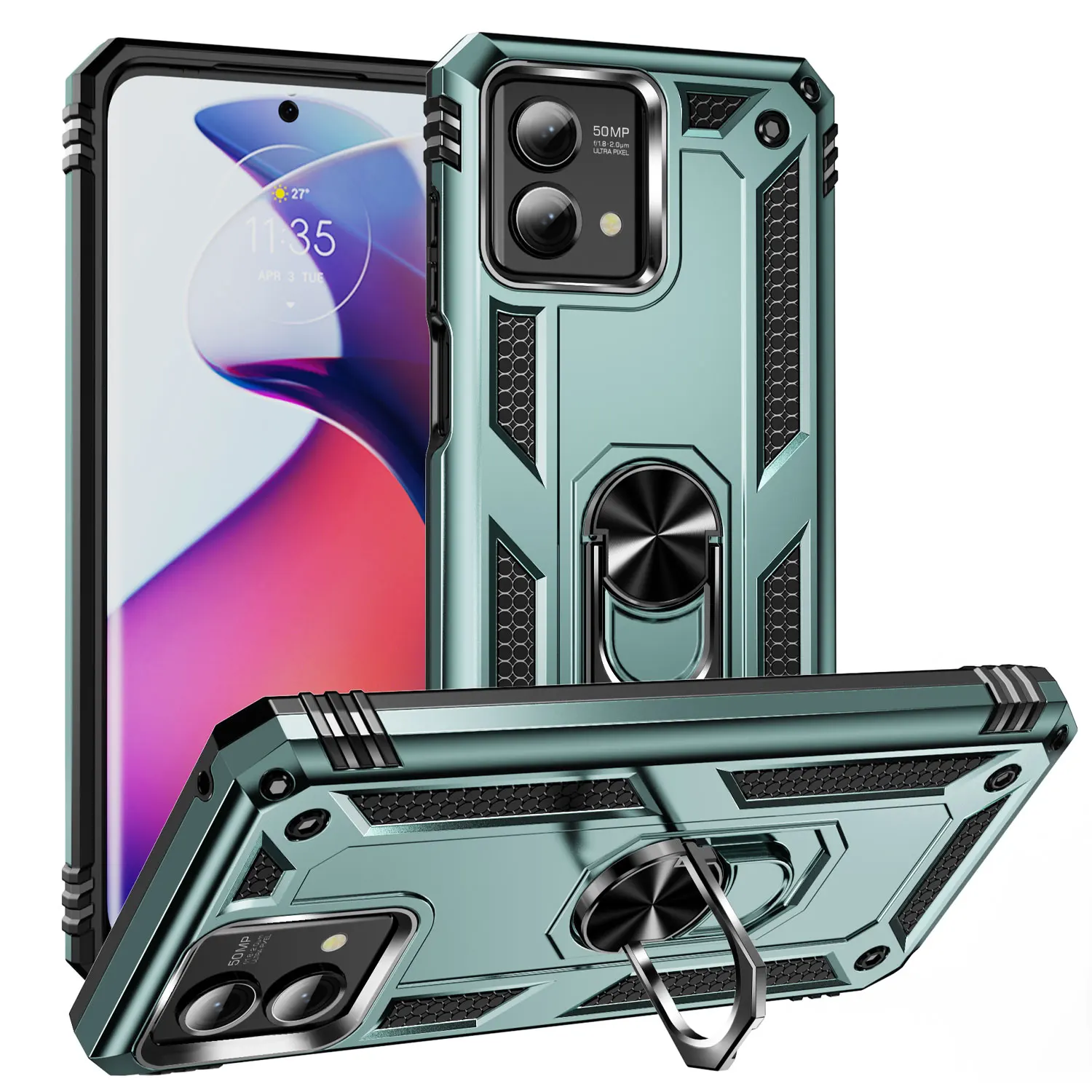 Shockproof Dual Layer Hard Cover Phone Case