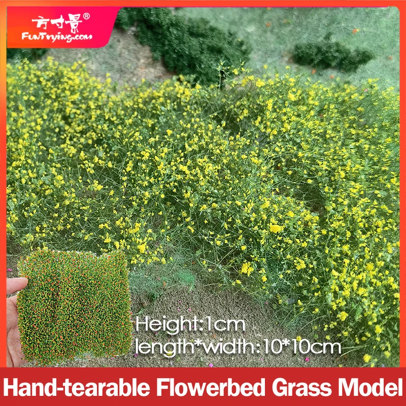 Simulated Tree Model Simulation Model Grass Lawn hand-torn flower Clusters Model building garden decoration diy materials shrub Vegetation shrub strips model,simulated tree model