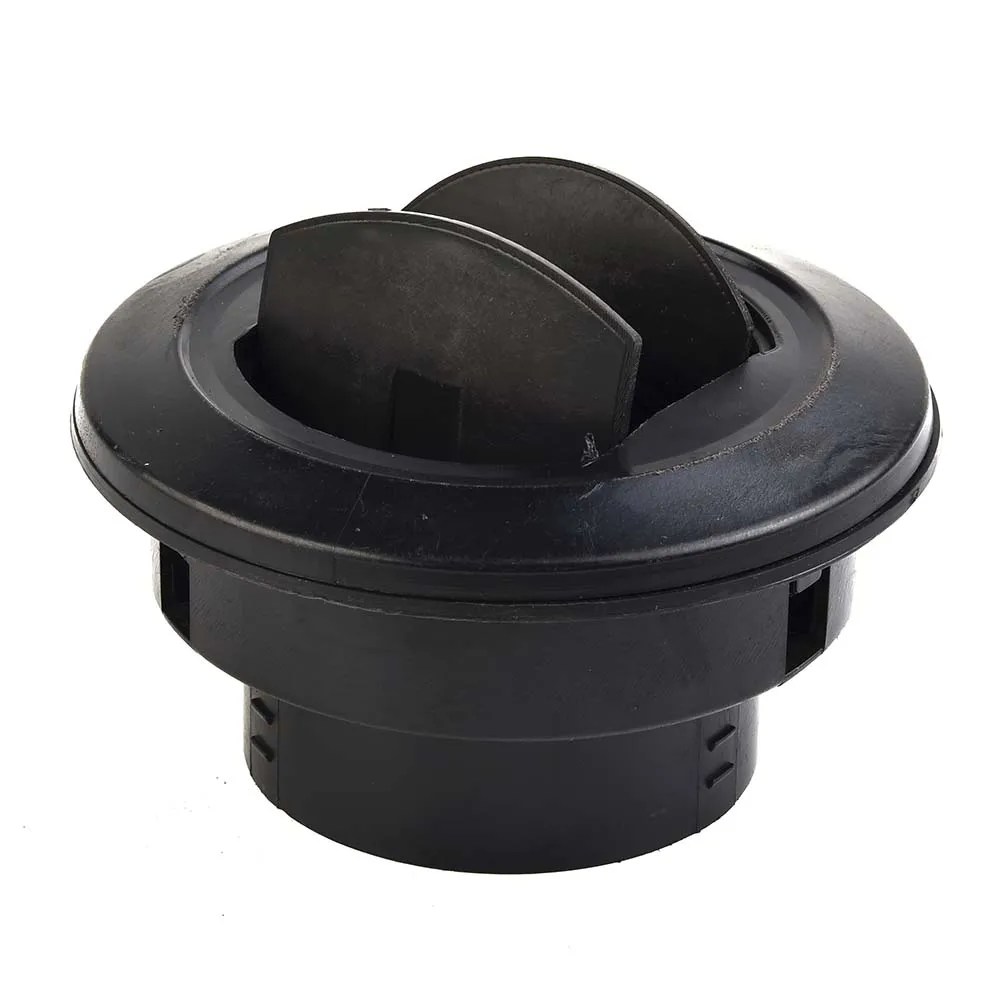 

1pc 75mm Black Closeable Rotatable Air Vent Outlet Fits For Car Trukc Diesel Parking Heater Plastic Auto Interior Accessories