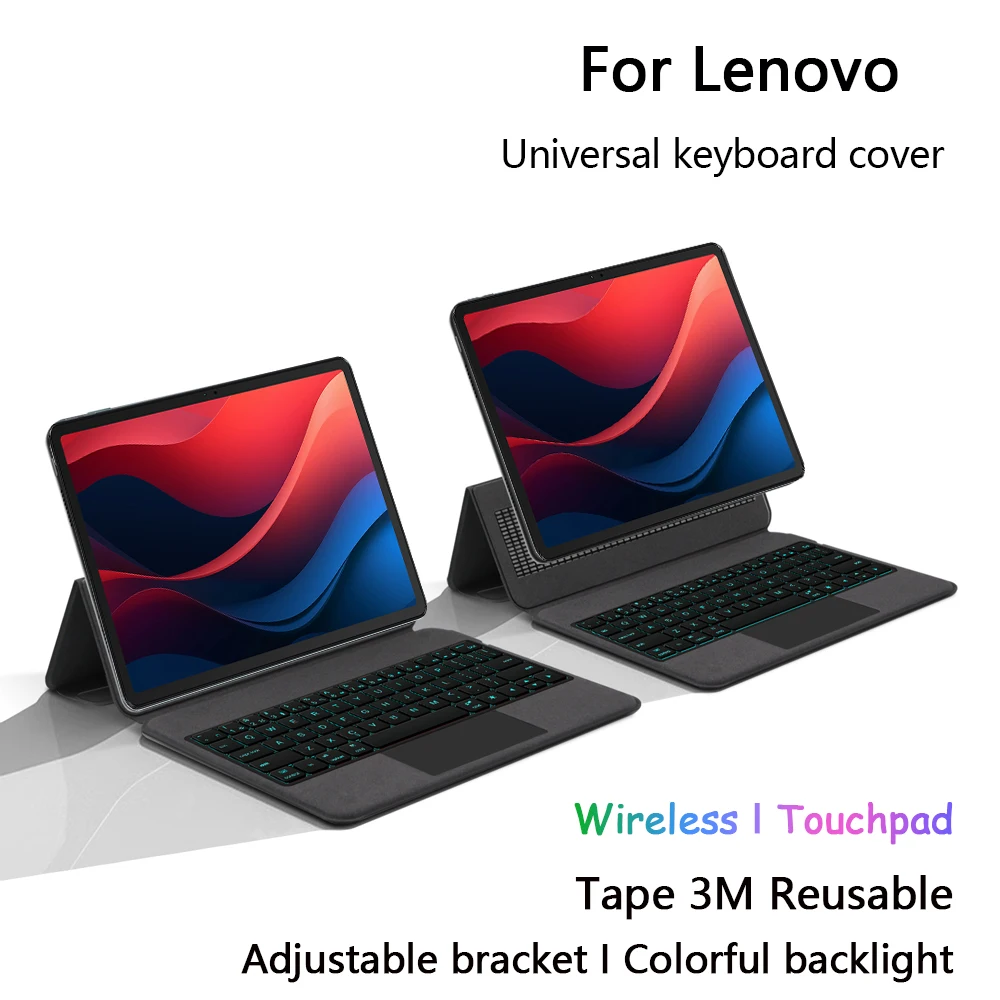 Universal Keyboard For Lenovo Xiaoxin Pad Tab M11 Tablet Cover For Tab P11 Pro 11.5" J606F Touchpad Backlit Keyboard Stand