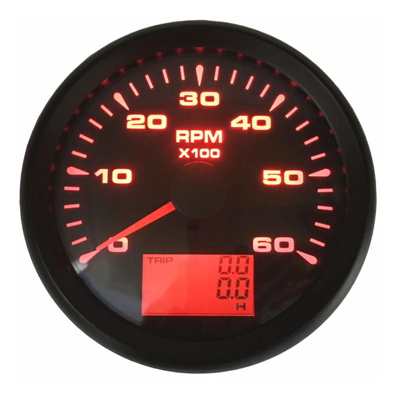 

Авто, грузовик, лодка универсальные счетчики оборотов 85 мм 0-6000 об/мин Тахометры аналоговые революционные счетчики с счетчиками часов и 8 видами подсветки