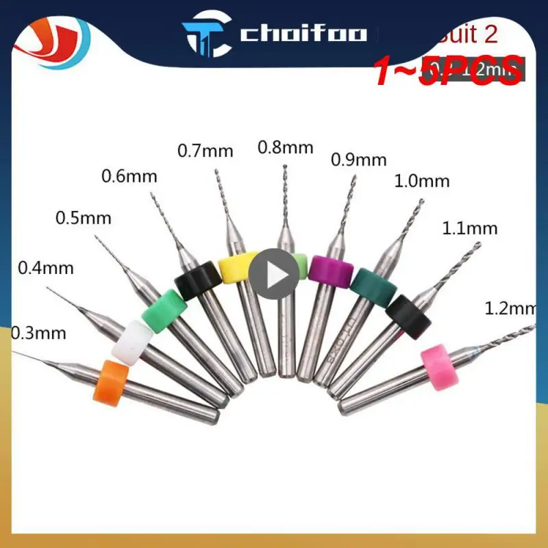 

Карбидные мини-биты для печатной платы, от 0,1 мм до 6,0 мм, диаметр 3,175, 1, 8 ShankSet, 1 ~ 5 шт.