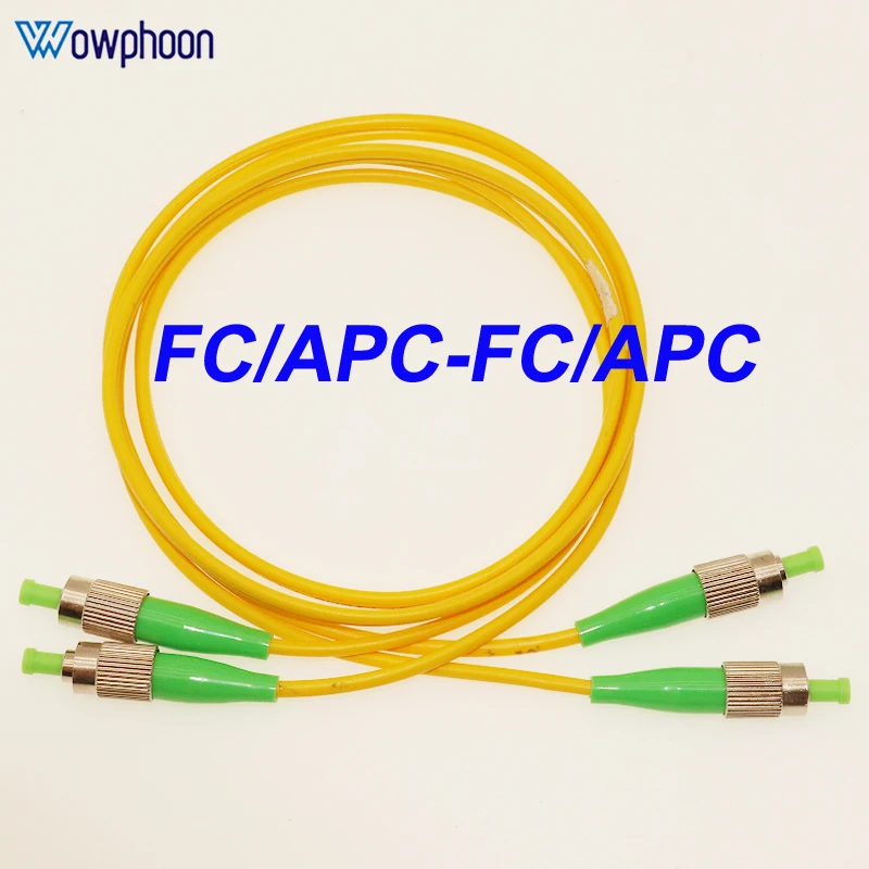 

FC/APC-FC/APC 1/2/3/5/10/15/20M 9/125um 3.0mm SM Duplex Optical Fiber Cable Patch Cord 2 Core Fiber Optic Pigtail Customized