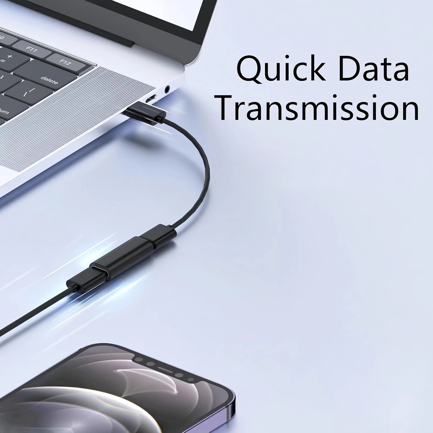 1/2팩 USB C 암-암 어댑터 USB C 연장기 USB 커플러 데이터 전송 및 고속 충전 지원 타입 C 커넥터