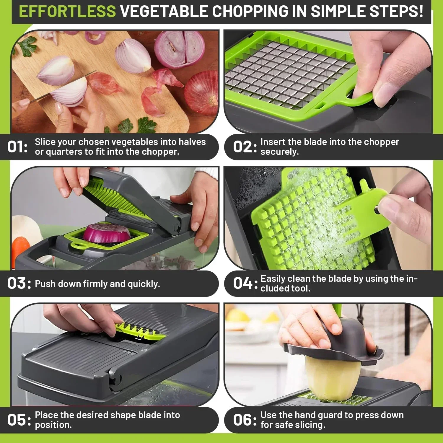 12/22 in 1 Multifunctional Vegetable Cutter Manual Food Chopper Potato Shredder Vegetable Slicer with Container Kitchen Gadget vegetable slicer vegetable cutter food slicer potato slicer potato cutter food shredder