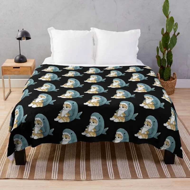 

sand cute cat Throw Blanket Dorm Room Essentials Blankets For Sofa