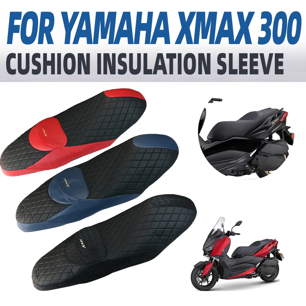 Seat Cushion Cover For YAMAHA XMAX300 XMAX 300 X-MAX 125 250 400 Accessories Leather Seat Protector Cover Insulation Guard motorcycle seat covers,scooter seat covers