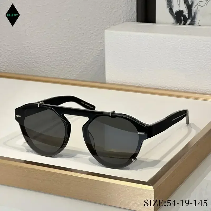 

Trend Men And Women Sunglasses Popular Acetate Black All-Match Outdoor Classic Retro Designer Girl UV400 Brand Sun Glasses