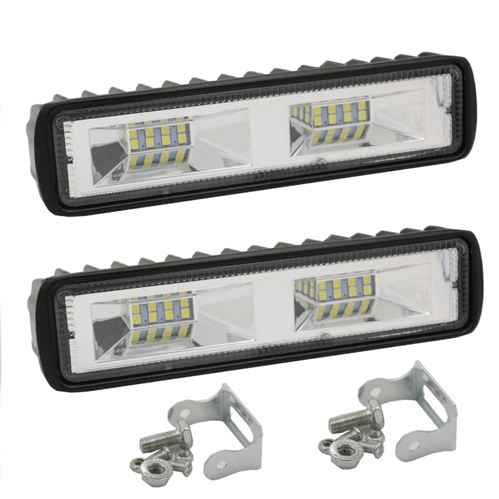 알루미늄 합금 LED 작업 전조등, 자동차 깜박이는 안개등, 12-24V