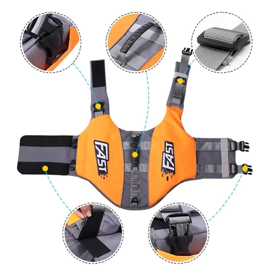 Reflective Dog Swim Life Vest 4