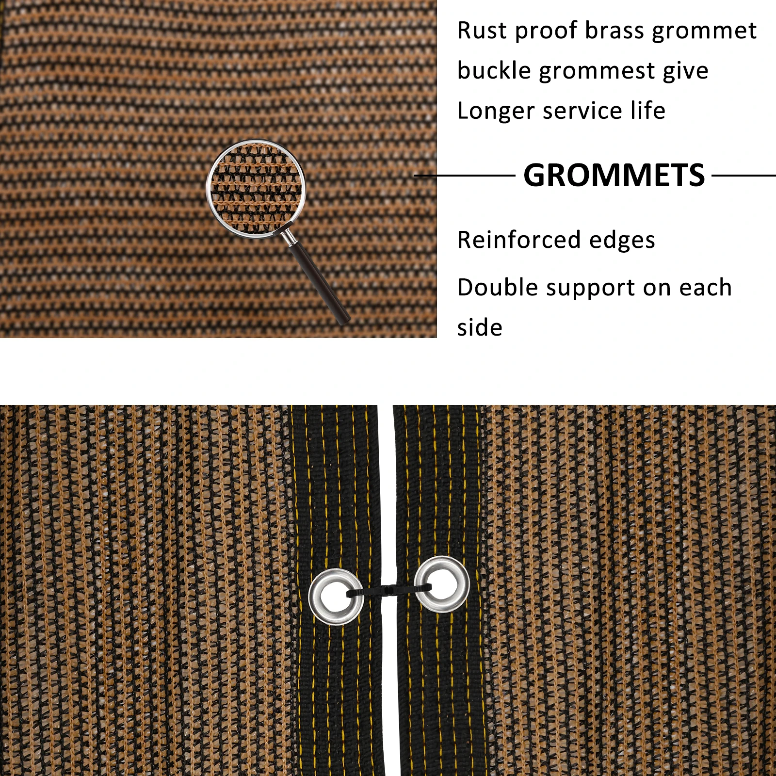 Premium Balcony Privacy Fence Netting - Sun Shade Mesh Screen