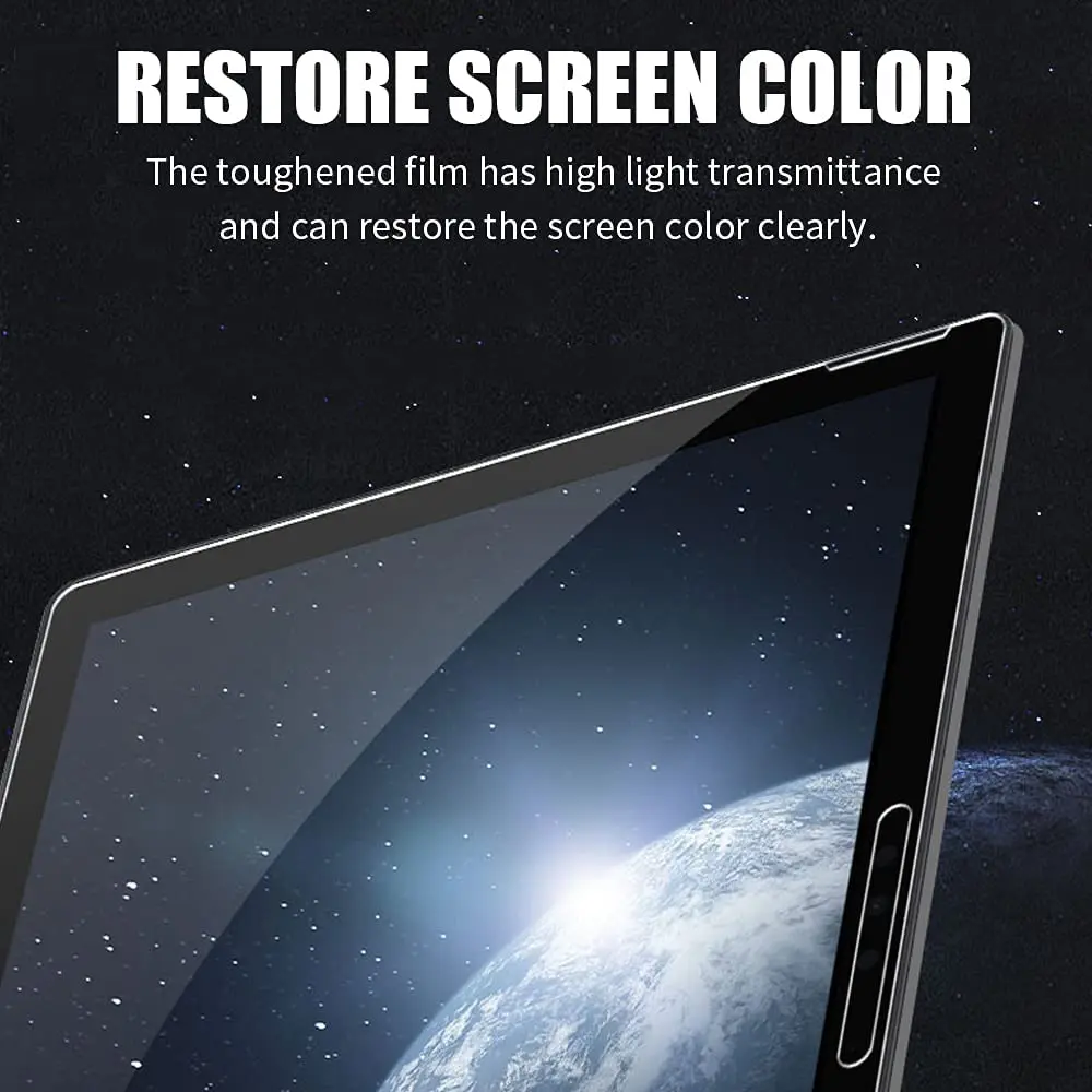2pcs Screen Protector Tempered Glass For Microsoft Surface Pro 4 5 6 7 8 9 X 12.3 Go 2 3 HD Clear Anti Scratch Tablet Film 3