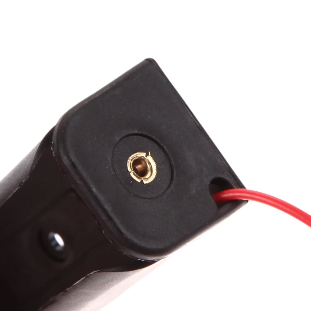 100/5pcs 1 Slot 18650 Case 3.7v Power Battery Holder Storage Box 18650 Batteries Holders With Leads For 18650 Battery Organizer