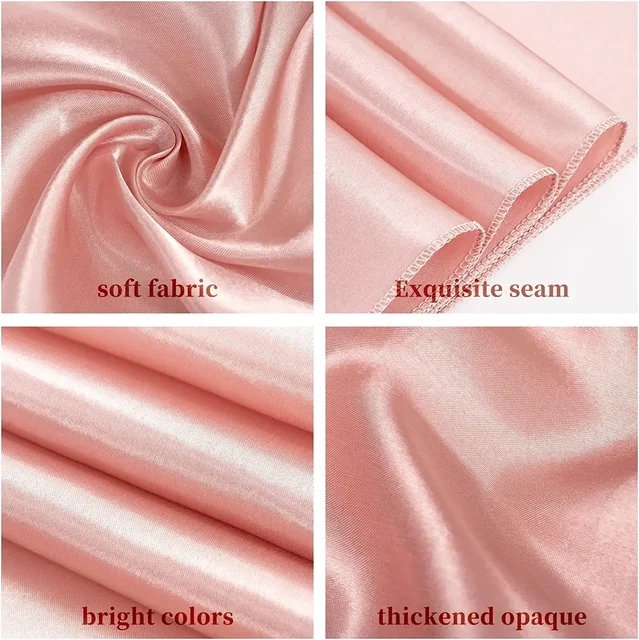 Ceintures de chaise en Satin 6 pièces, nœuds de ruban universels, nœuds de chaise pour cérémonie de réception de mariage, décor de Table à manger pour Banquet de noël 5