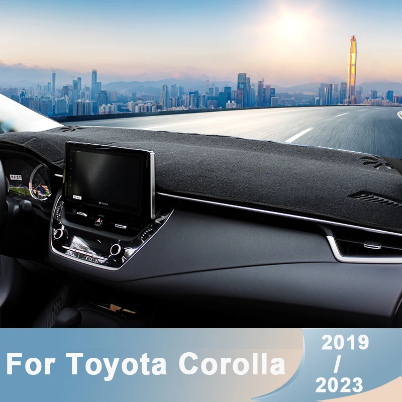 

Чехлы для приборной панели автомобиля Toyota Corolla E210 2019-2021 2022 2023, коврик, солнцезащитный козырек, ковры для приборной панели, анти-УФ аксессуары