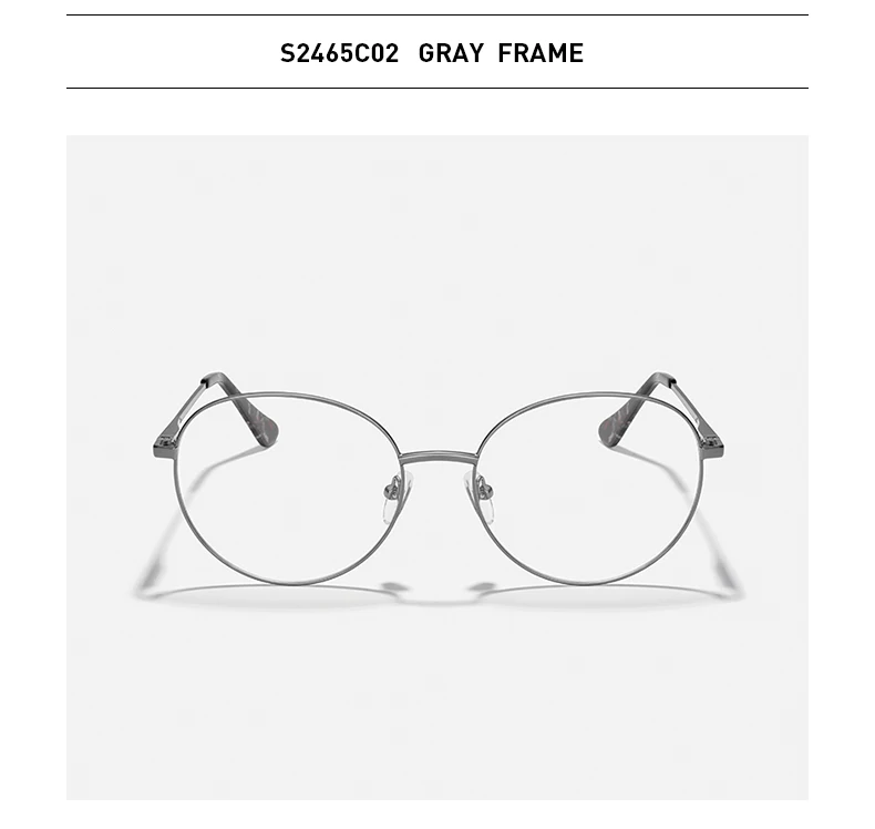 MERRYS DESIGN Retro Frauen Runde Brille Rahmen Männer Ultraleicht Brillen Vintage Brillen Optische Rahmen S2465 – Detail 11