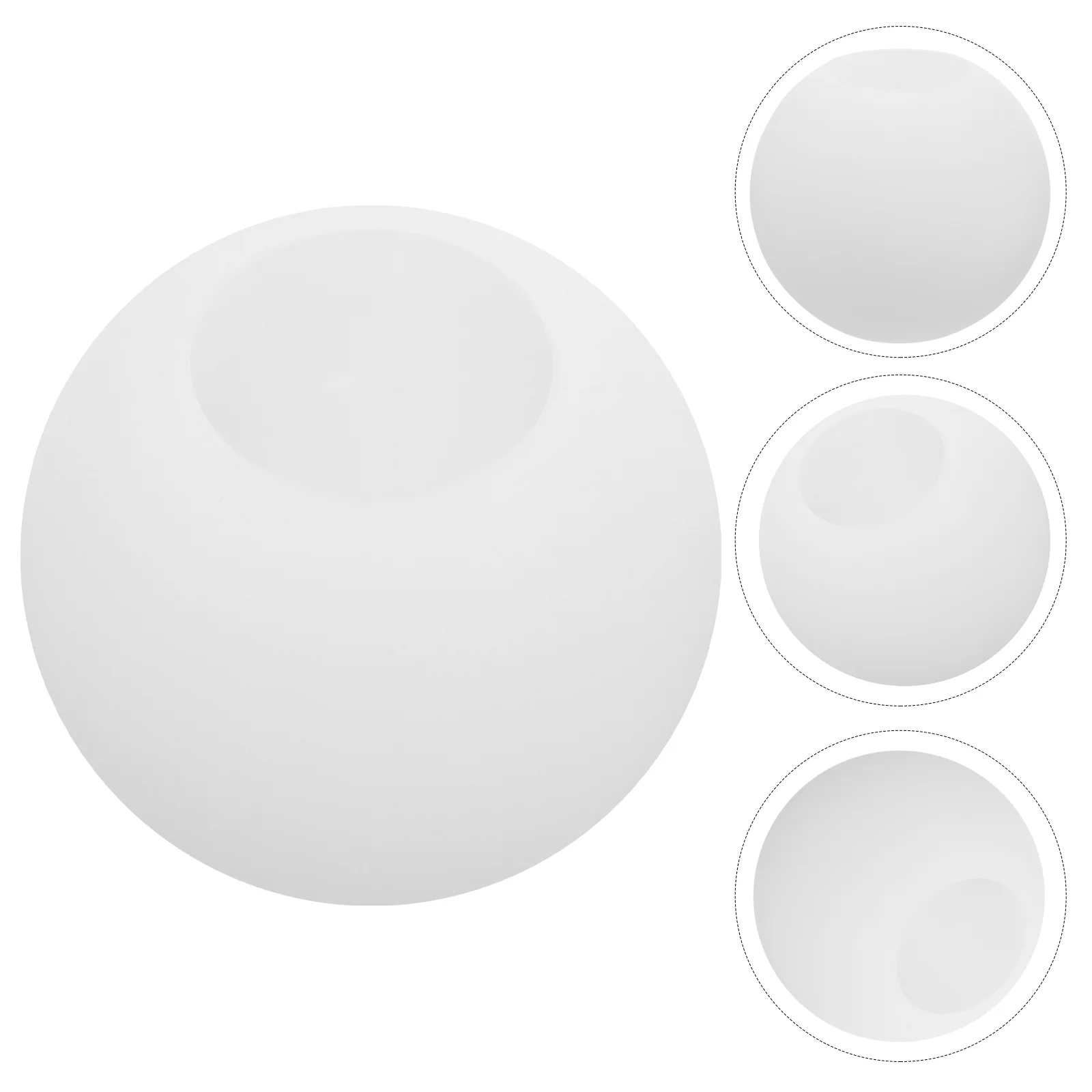 

Milky White Ball Lampshade Sconce Light Lights for Wall Glass Shades Replacement Desk Pendant Chandelier