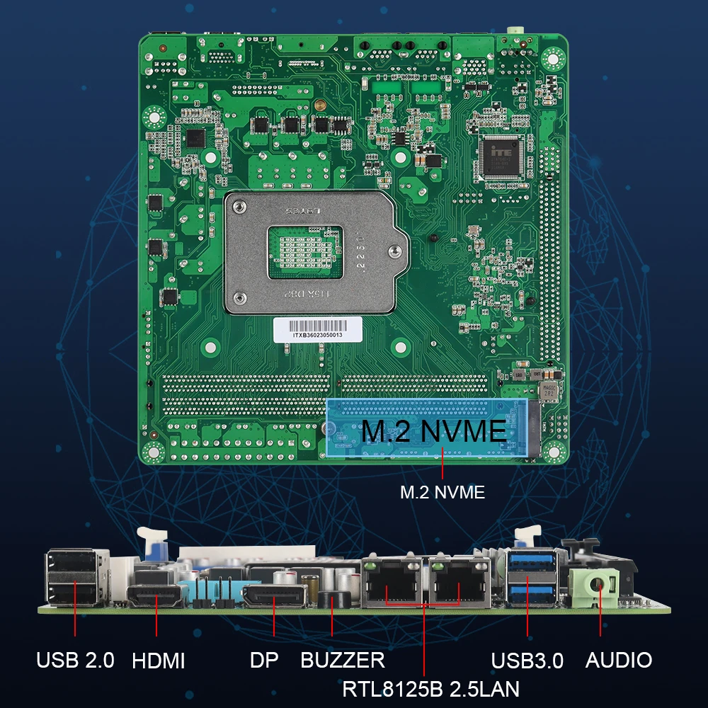 Рисунок 2 - Промышленная материнская плата B360 без ЦП
