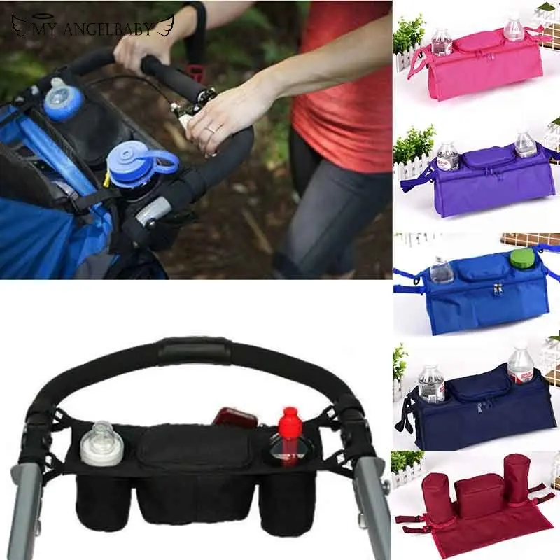 

9 Color Universal Cup bag Baby Stroller Organizer Baby Carriage Pram Baby Cup Holder Stroller Accessories Bag for Kinderwagen