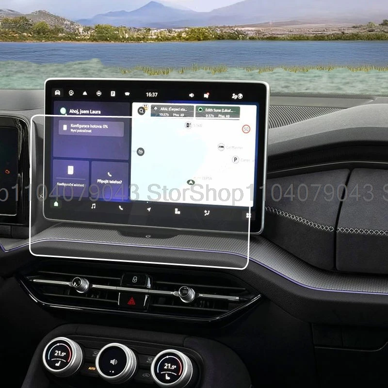 RUIYA per Skoda Enyaq iV 2021-2025 Protezione per schermo PET da 13 pollici per navigatore GPS per auto Accessori per interni auto Skoda Enyaq iV 2025 34 RUIYA per Skoda Enyaq iV 2021-2025 Protezione per schermo PET da 13 pollici per navigatore GPS per auto Accessori per interni auto Skoda Enyaq iV 2025 34