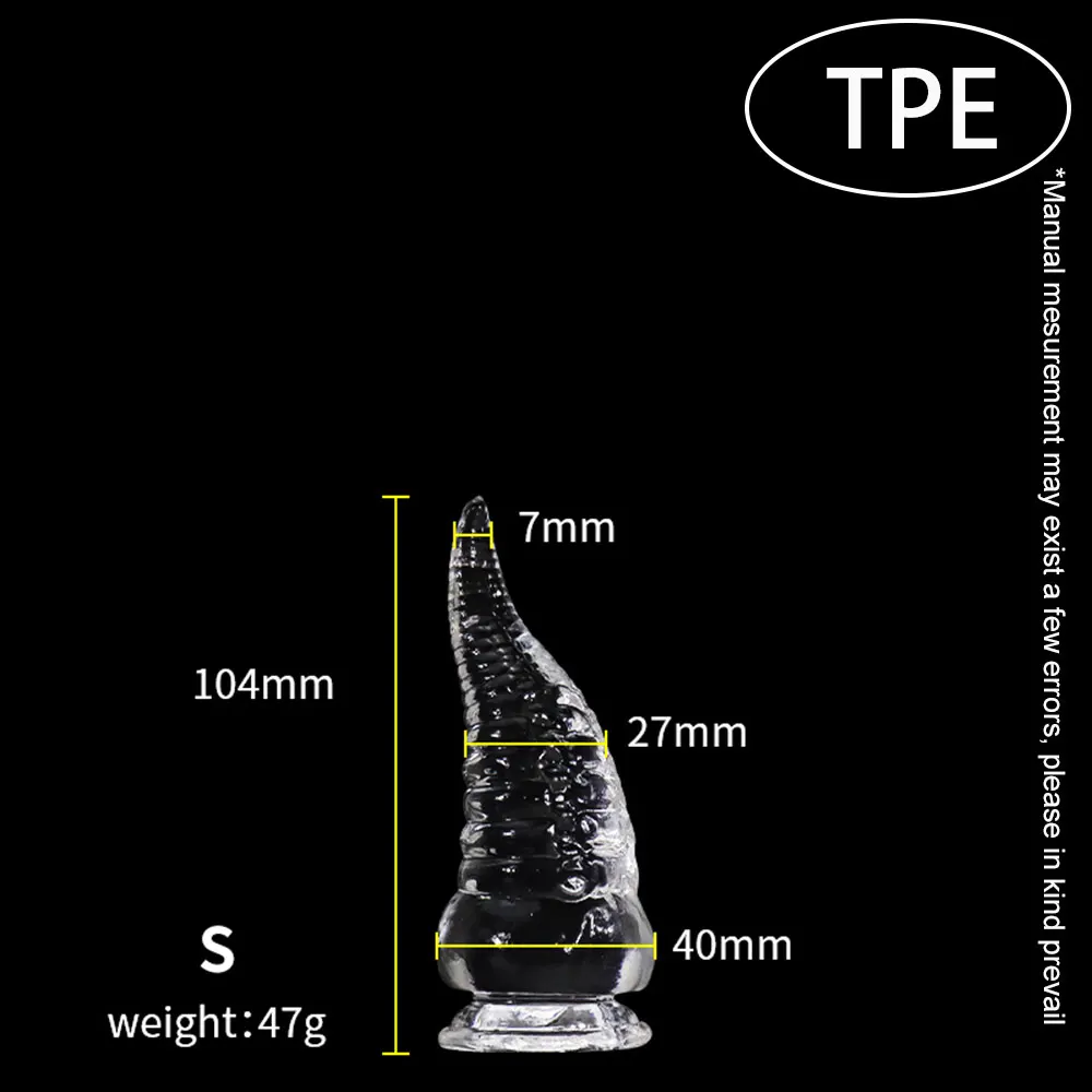 Tentacle Dildo Octopus Animal Sex Toy Tpe/Silicone/Glass Dildo Anal Plug Progressive Vaginal Dilators Monster Penis Big Buttplug