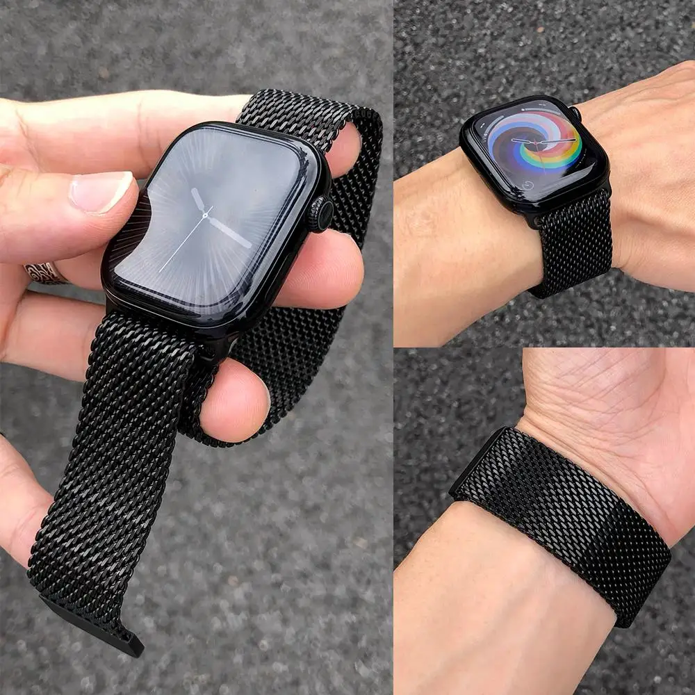 Sleek Magnetic Milanese Metal Watch Strap Bracelet